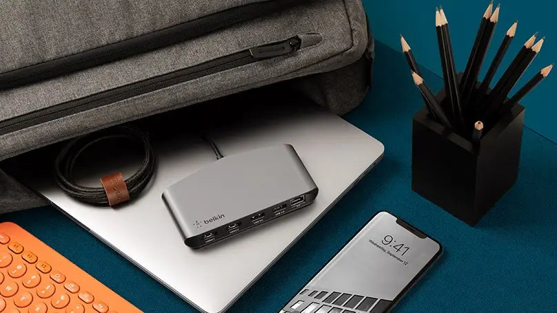 Belkin Thunderbolt 3 Dock Mini HD 40Gbps 2X HDMI USB-A 3.0