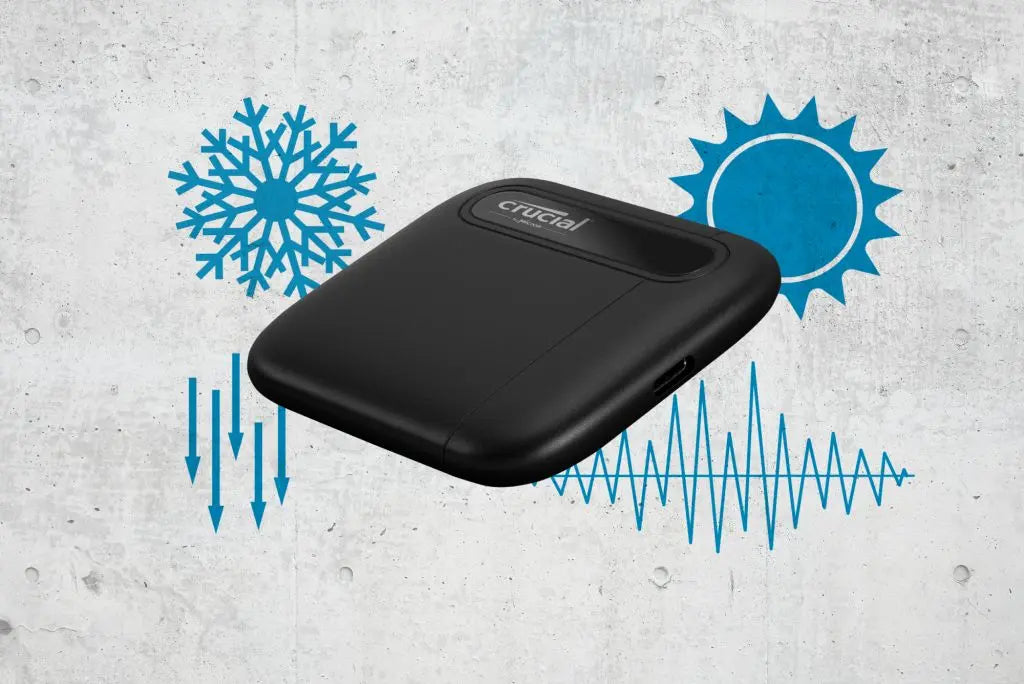 Crucial 1TB X6 Portable SSD USB-C External
