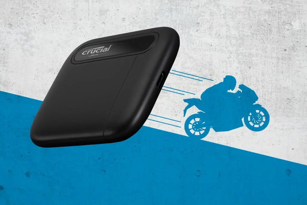 Crucial 1TB X6 Portable SSD USB-C External