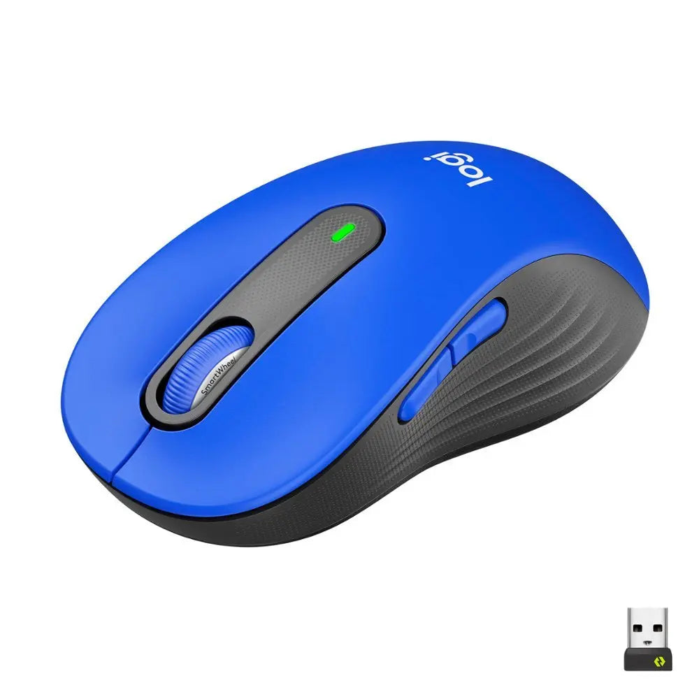 Logitech M650 L Signature Wireless Mouse - Blue