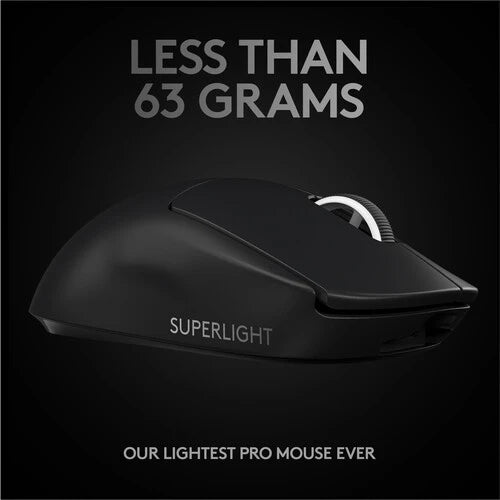 Logitech Pro X Superlight Wireless Gaming Mouse - Black