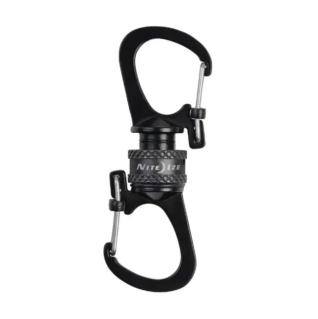 Nite Ize SlideLock 360 Degree Magnetic Locking Dual Carabiner MSBL-09-R7S1