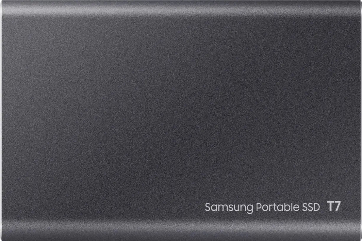 Samsung 2TB Portable SSD T7 USB 3.2 External - Titan Gray