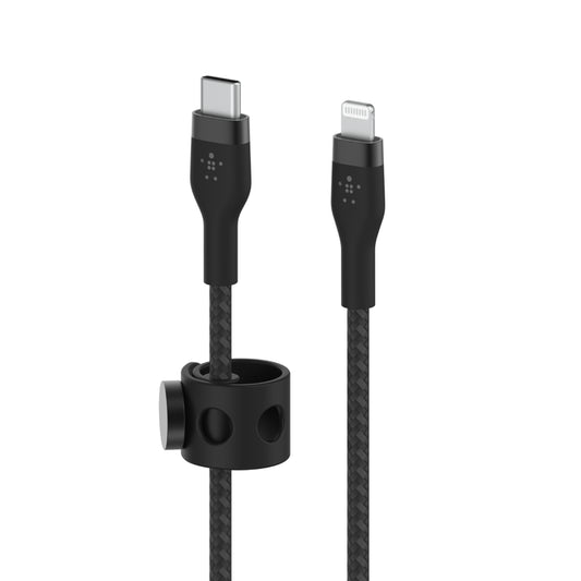 Belkin BoostCharge Pro Flex USB-C Cable with Lightning Connector -  CAA011bt2MBK - Black