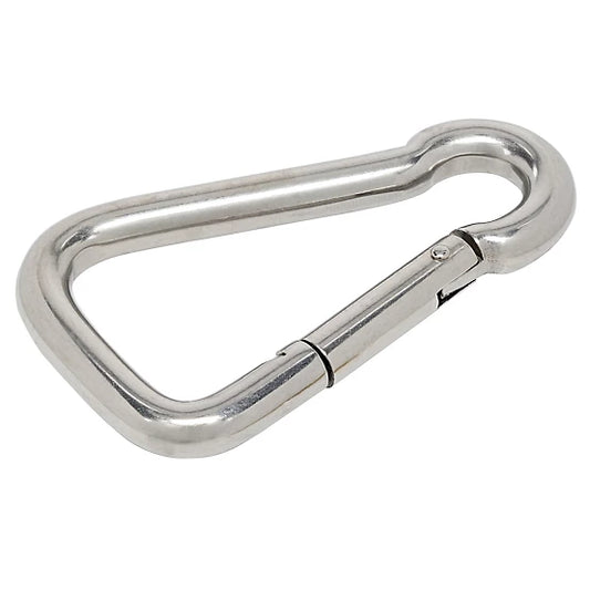 Hardware Essentials 1100 lb Interlocking Spring Snap - Stainless Steel - 4.75 x 2.68 Inches - 322920