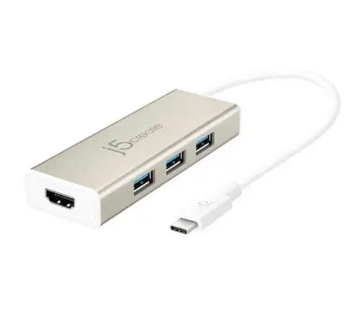 J5Create JCH451 USB-C 3.1 3-Port USB 3.0 Hub and 4K HDMI