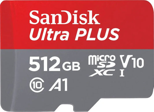 SanDisk 512GB Ultra Plus microSD microSDXC UHS-I Memory Card - SDSQUB3-512G-ANCMA