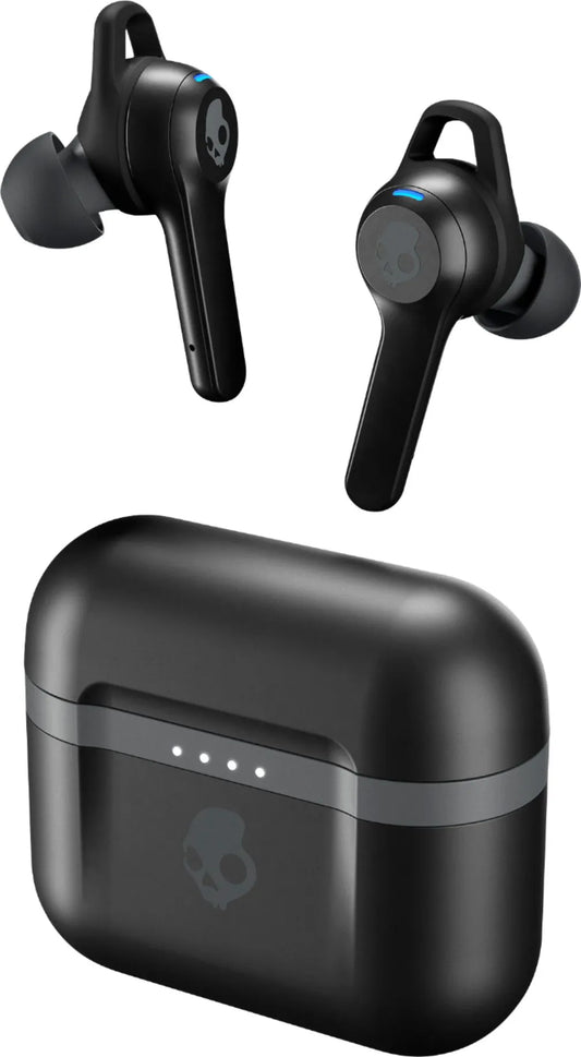 Skullcandy Indy Evo True Wireless Bluetooth Earbuds with Charging Case - S2IVW-N740 - Black